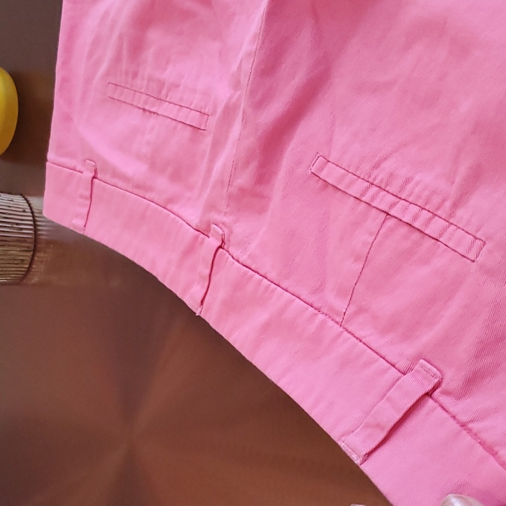 J Crew Pink shorts size 12  cute style very pretty colour  pink hibiscus 🌺 - Picture 4 of 8